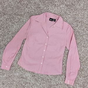 💗 Mossimo Stretch Striped Button Down